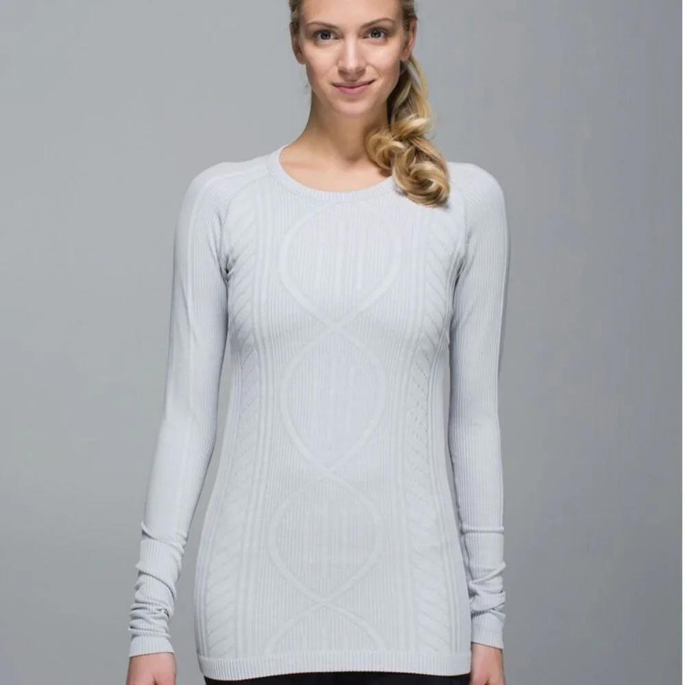Lululemon Rest Less Pullover  Heathered Silver Spoon‎ - Picture 6 of 11